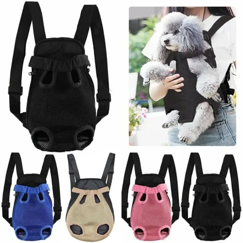 Adjustable Front Carrier Legs Out Backpack for Small Dogs Cats and Puppies